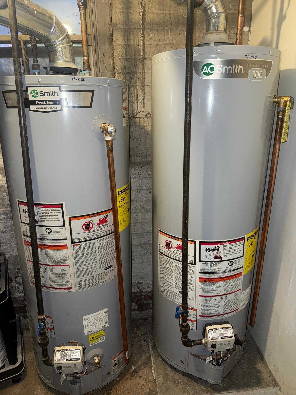 AO smith water heater installation
