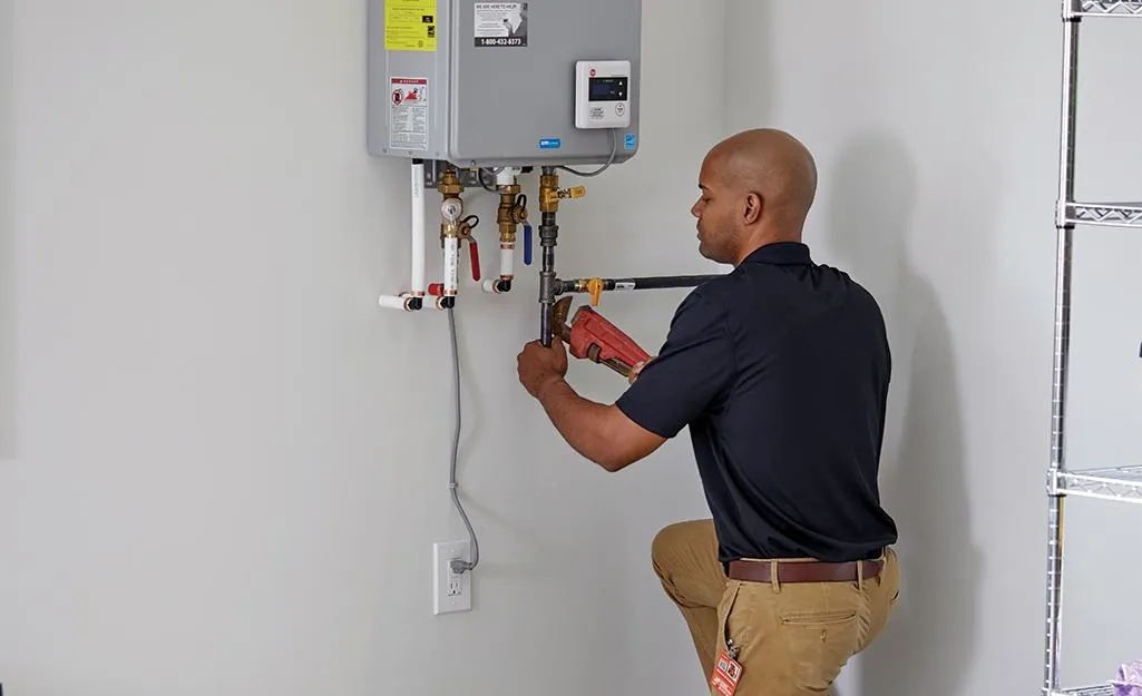 water heater installation